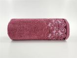 Ręcznik Bella 30x50 Purpurowy Greno mikrobawełna
